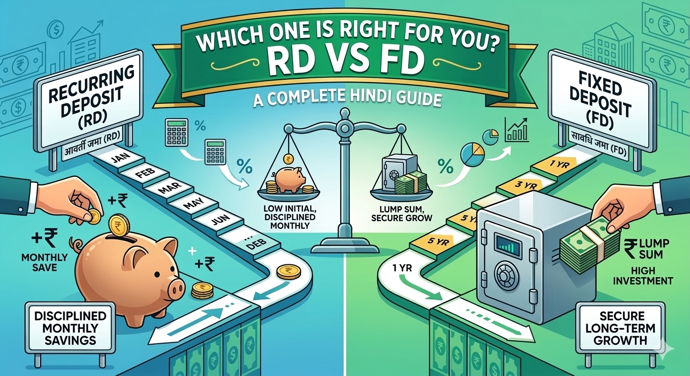 Recurring Deposit vs Fixed Deposit: कौन सा निवेश है आपके लिए बेस्ट?